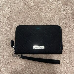 Vera Bradley black  wristlet wallet